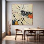 Expressionist Splatter Impasto Painting