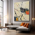 Expressionist Splatter Impasto Painting