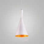 Haillie Nordic Cone-shaped Pendant Light Metal Bedroom