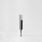 Ray Modern Metal Solar Outdoor Path Light, Black