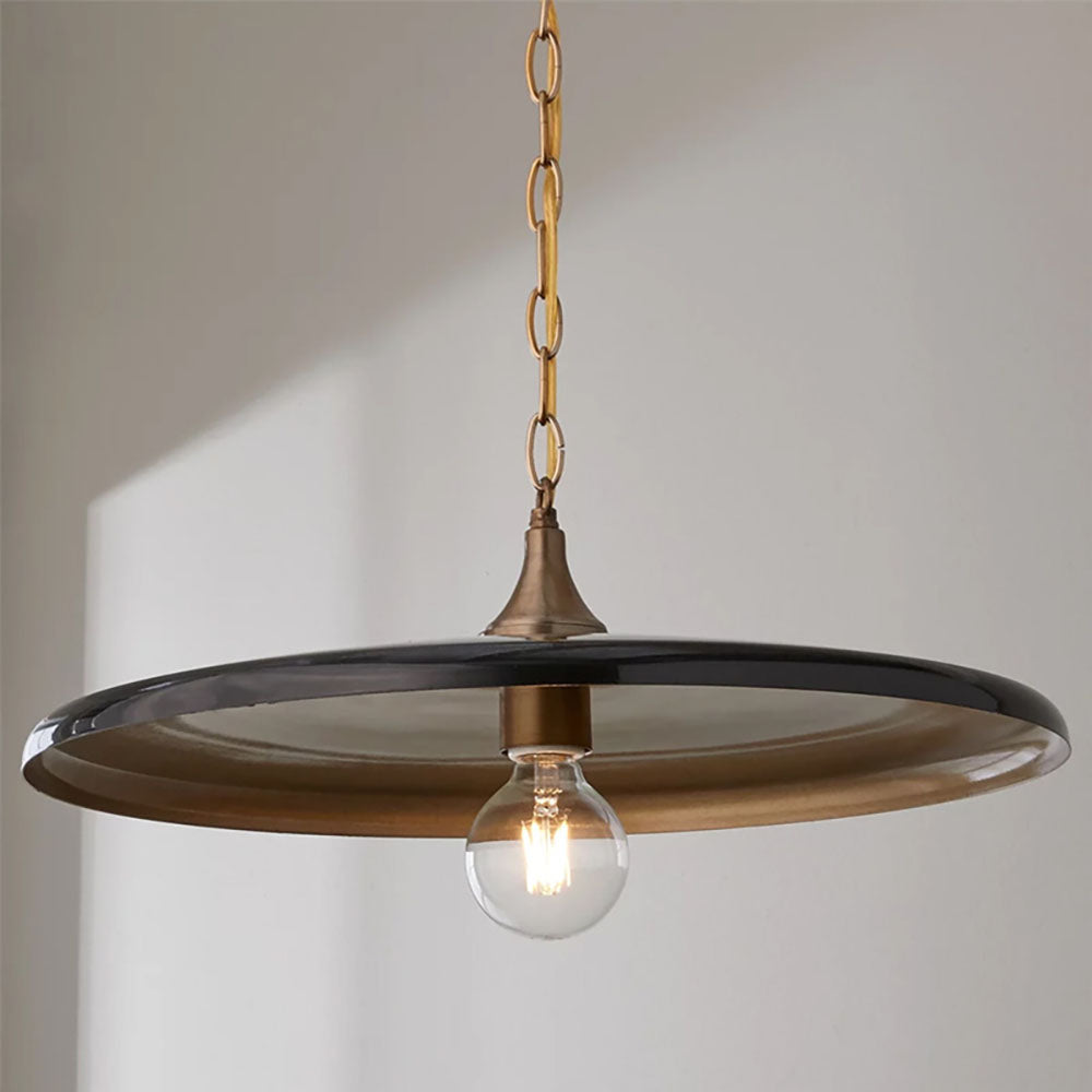 Arisha Industrial Vintage Pendant Light White/Black/Gold