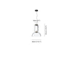 Valentina Minimalist Combination Glass Pendant Light, Clear