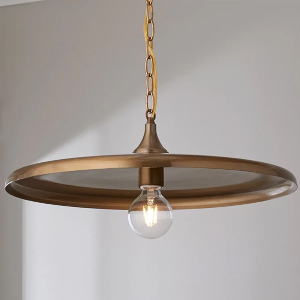 Arisha Industrial Vintage Pendant Light White/Black/Gold