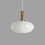 Valentina Morden Bubble Glass Pendant Light, White, Bedroom
