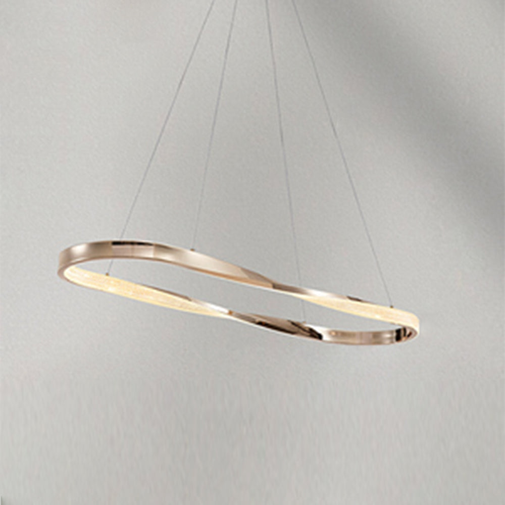 Kristy Pendant Light, Aluminium & Arcylic, 1/2 Rings, 2 Color