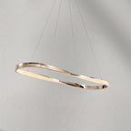 Kristy Pendant Light, Aluminium & Arcylic, 1/2 Rings, 2 Color