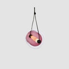 Valentina Modern Bubble Glass Pendant Light, Blue/Yellow/Pink/Smoky Grey/White/Clear