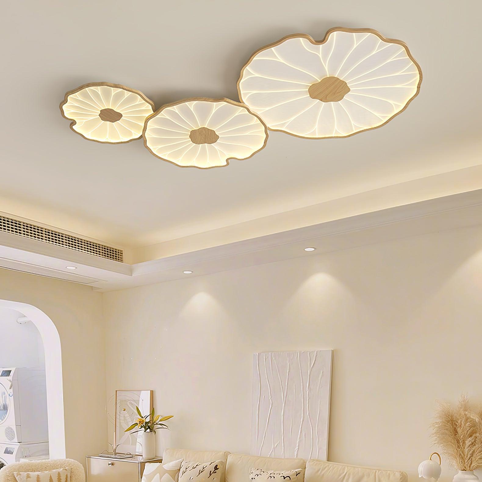 Solara Ceiling Light Feuille of Lotus - 4
