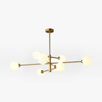Truva Chandelier Bulle Modern Copper Glass Copper Living Room - 1
