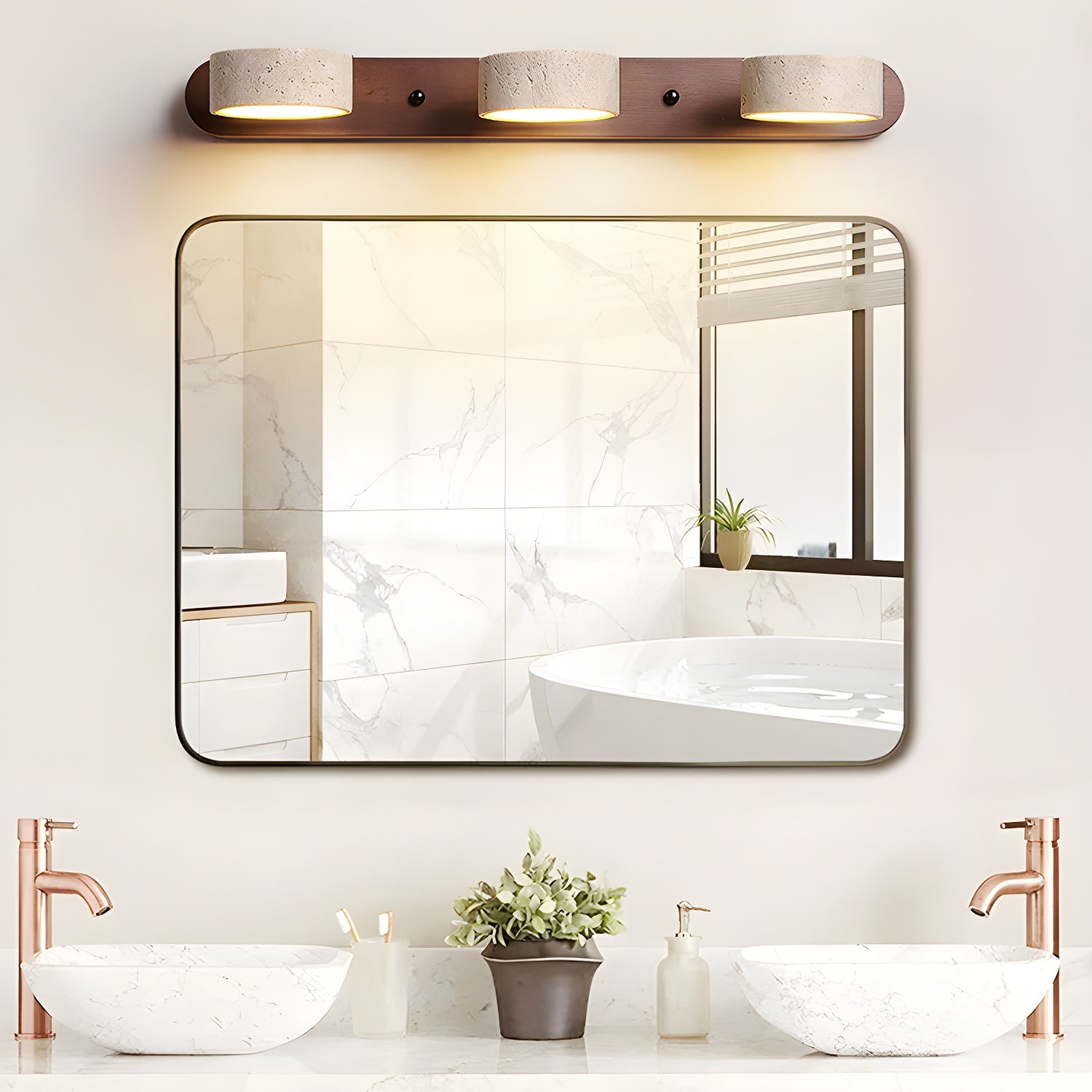 Tuelo Wall Light Indoore in Travertine Neutral - 16