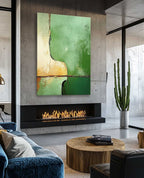 Wall Art Abstract Biophilic Design Rustic