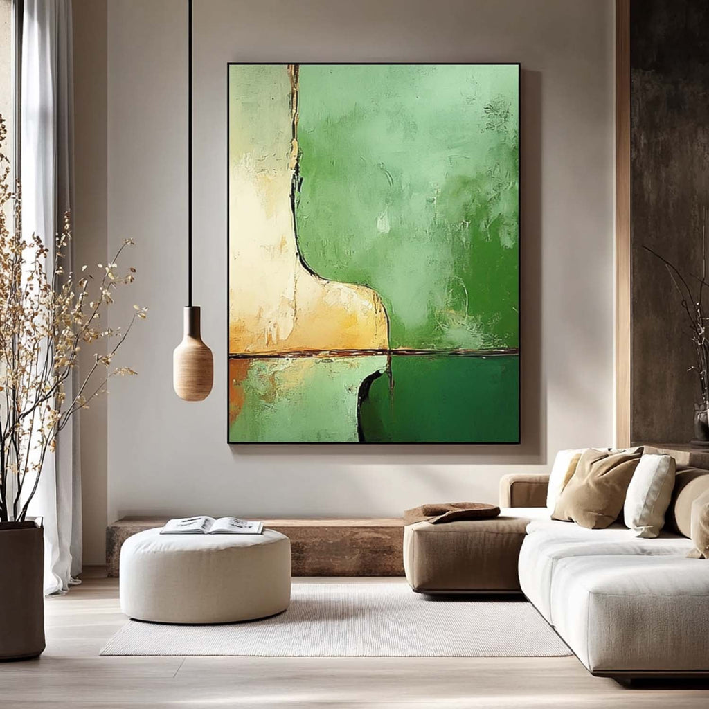 Wall Art Abstract Biophilic Design Rustic