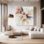 Wall Art Abstract Brushstroke Decor Lyrical