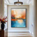 Wall Art Abstract Modern Impasto Warm Urban