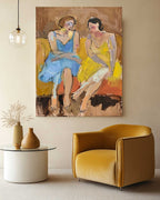 Wall Art Abstract Figure Contemporary Expressionist