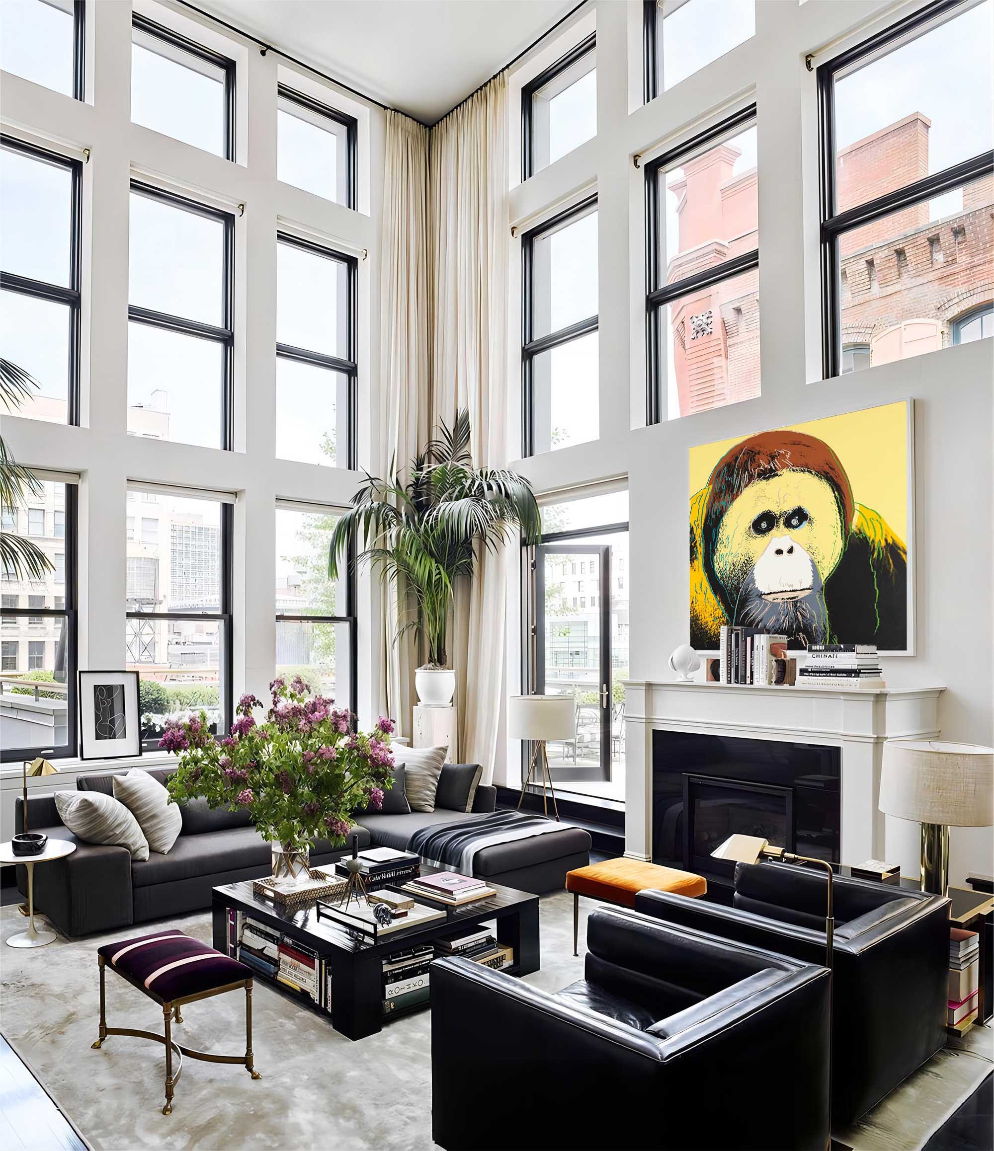 Andy Warhol Style Orangutan Pop Art Painting