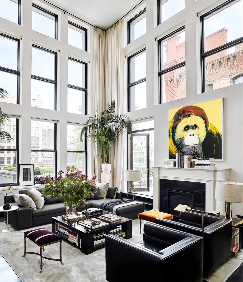 Andy Warhol Style Orangutan Pop Art Painting