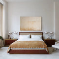 Minimalist Textured Wall Art Warm Neutrals