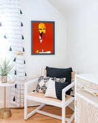 Andy Warhol Bold Portrait Pop Art Painting