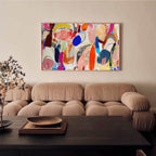 Vibrant Expressionist Painting Bold Colorful