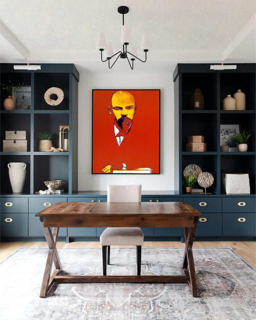 Andy Warhol Bold Portrait Pop Art Painting