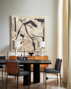 Gestural Earthy Abstract Painting