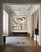 Gestural Earthy Abstract Painting