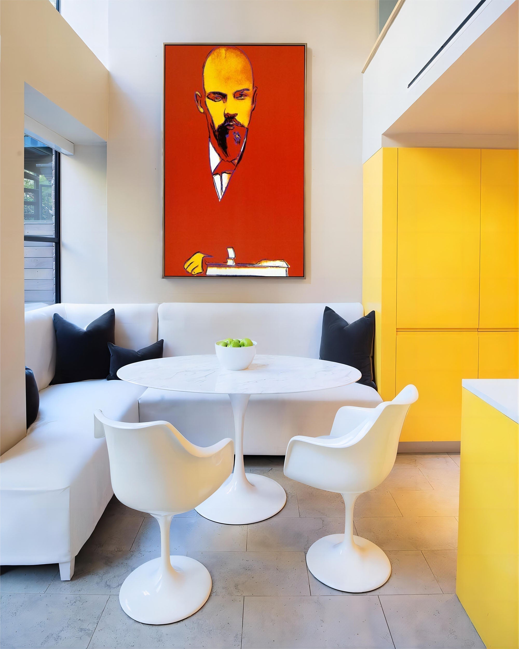 Andy Warhol Bold Portrait Pop Art Painting