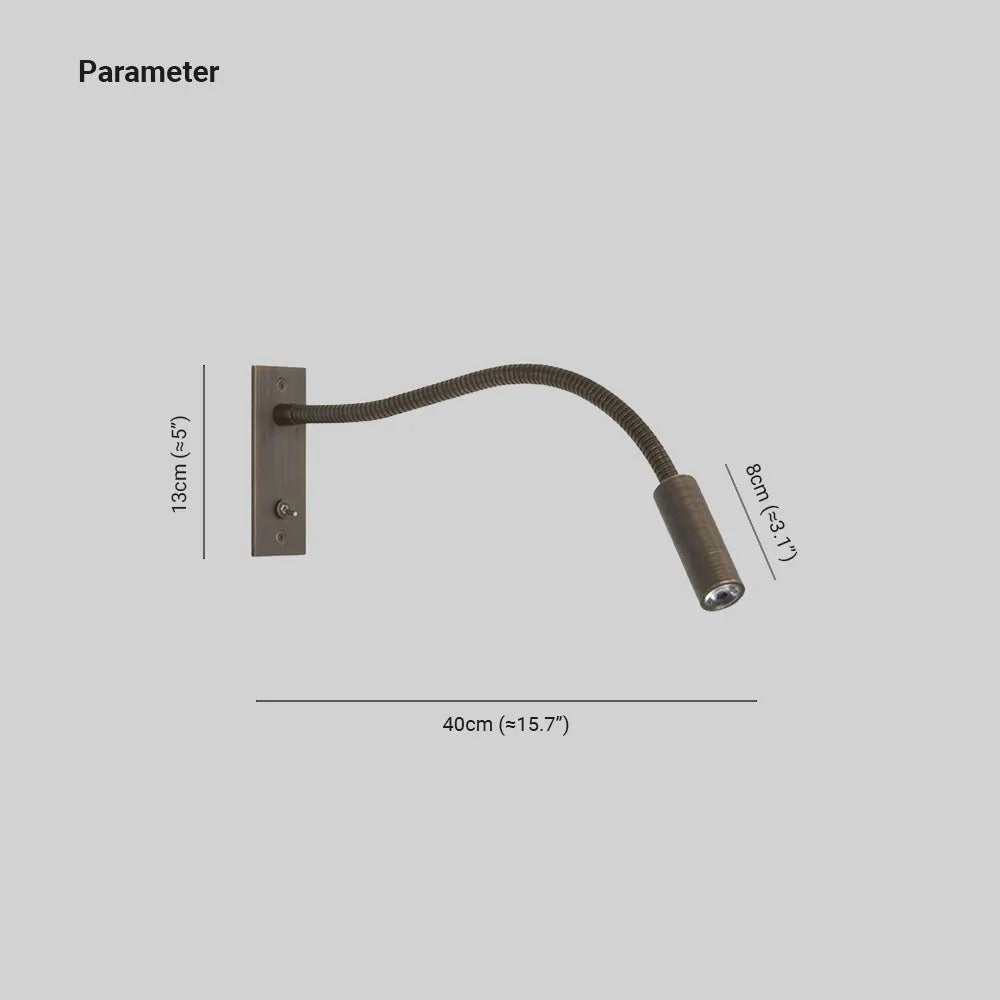 Uvan Wall Light Minimalist with Spot of Lecture Adjustable - 4