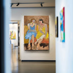 Wall Art Abstract Figure Contemporary Expressionist