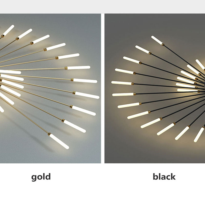 Wesley Ceiling Light Feu D'Artifice Linéaire Modern - 15