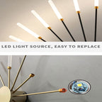 Wesley Ceiling Light Feu D'Artifice Linéaire Modern - 21