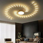 Wesley Ceiling Light Feu D'Artifice Linéaire Modern - Gold - 42W - Gradable