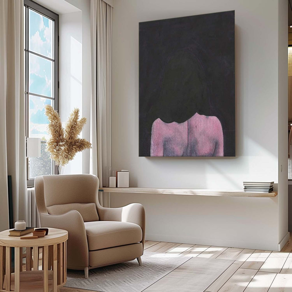 Minimalist Figurative Painting Evocative