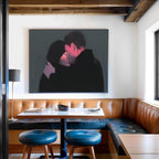 Expressionist Intimacy Painting Moody Modern