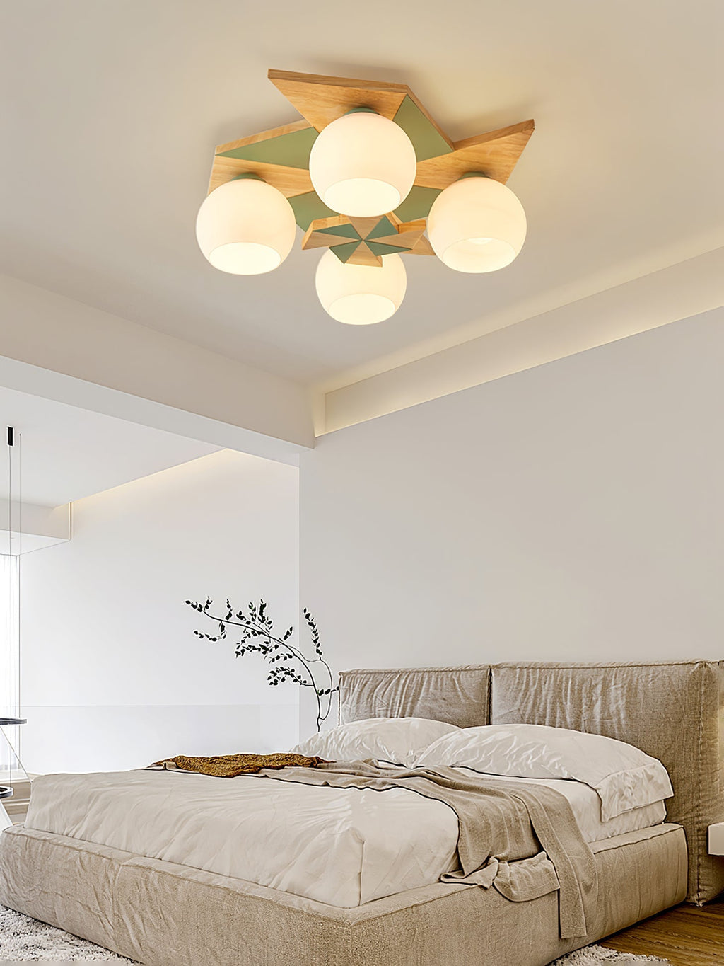 Ewooda Wooden Ceiling Lamp