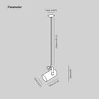Aira Modern  Pendant Light, Angle Adjustable