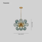 Valentina Chic Clustered Glass Bubble Pendant Light