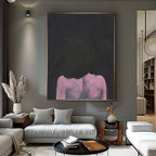Minimalist Figurative Painting Evocative