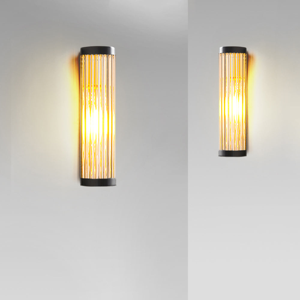 Yoru Wall Light Semi Cylindrical. Metal/Glass. Extrérieur - 5