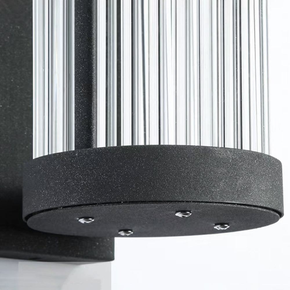 Yoru Wall Light Semi Cylindrical. Metal/Glass. Extrérieur - 9